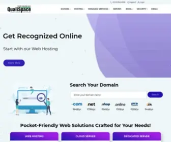 Qualispace.com(Domain Names) Screenshot