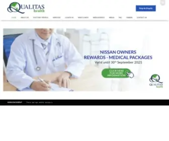 Qualitas.com.my(Award-winning Health Group) Screenshot