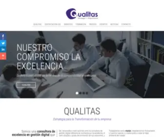 Qualitas.es(Consultora de calidad y excelencia empresarial) Screenshot