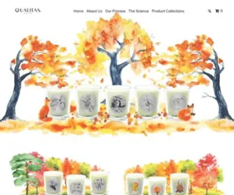 Qualitascandles.com(100% Pure Beeswax Candles) Screenshot