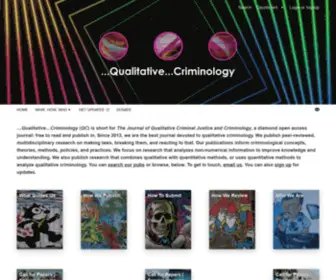 Qualitativecriminology.com(Journal of Qualitative Criminal Justice & Criminology) Screenshot