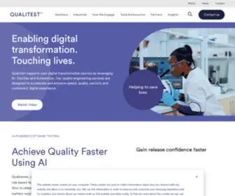 Qualitestgroup.com(Qualitest) Screenshot