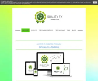 Quality-FX.com(QUALITY FX in keeping with the slogan QUALITY OVER QUANTITY) Screenshot