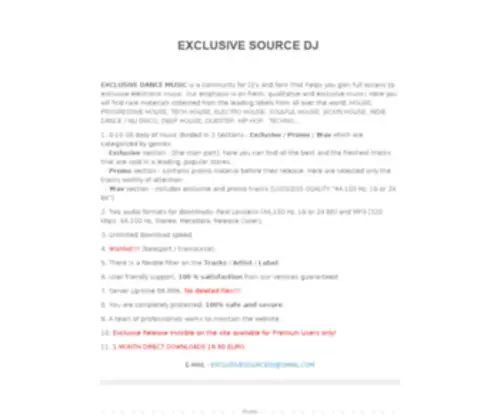 Quality-Source-DJ.com(QUALITY SOURCE DJ) Screenshot