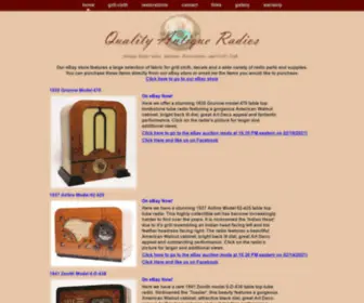 Qualityantiqueradios.com(Quality Antique Radios Antique Radio Sales) Screenshot