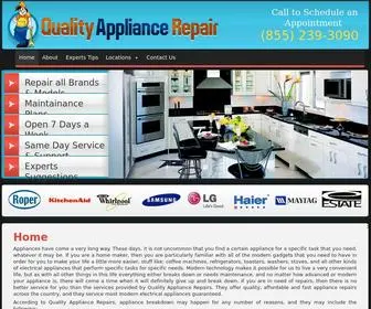 Qualityappliancerepairs.com(Appliance Repair) Screenshot