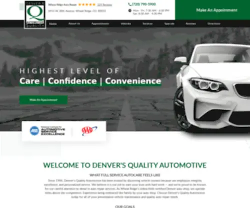 Qualityautocare.com(Wheat Ridge Auto Repair) Screenshot