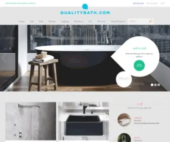 Qualitybath.com(Bathroom Vanities & Cabinets) Screenshot