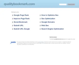 Qualitybookmark.com(Premium domain) Screenshot