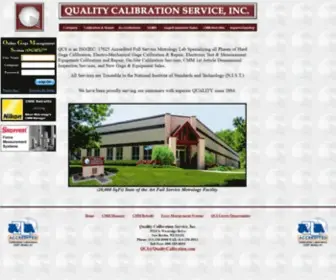 Qualitycalibration.com(Accredited Gage) Screenshot