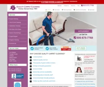 Qualitycarpetcleaning.com(Quality Carpet Cleaning) Screenshot