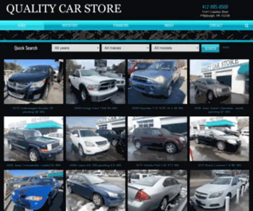 Qualitycarstore.com(Quality Car Store) Screenshot