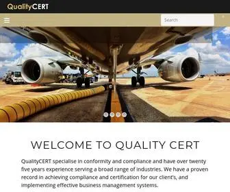 Qualitycert.co.uk(Quality Cert) Screenshot