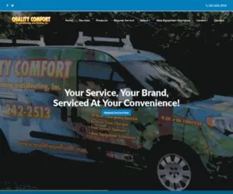 Qualitycomfortfl.com(Quality Comfort Air Conditioning And Heating Inc) Screenshot