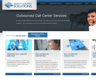 Qualitycontactsolutions.com(Quality Contact Solutions) Screenshot