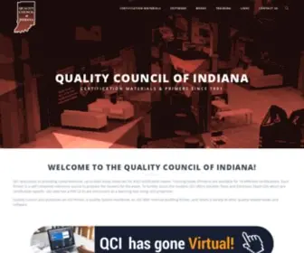 Qualitycouncil.com(Quality Council of Indiana) Screenshot