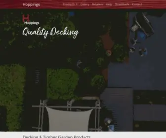 Qualitydecking.co.uk(Decking by hoppings) Screenshot