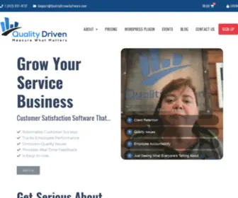 Qualitydrivensoftware.com(Customer Satisfaction Software) Screenshot