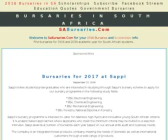 Qualityeducationinfo.com(SA Bursaries 2015 to 2016) Screenshot