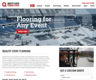 Qualityeventflooring.com(Quality Event Flooring) Screenshot