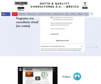 Qualityexperts.org(DATTA & QUALITY Consultores S.C) Screenshot