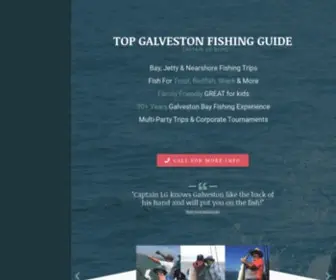 Qualityfishingguides.com(Galveston Fishing Guides) Screenshot