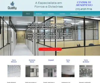 Qualityforros.com.br(Quality Forros) Screenshot