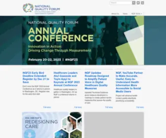 Qualityforum.org(NQF) Screenshot