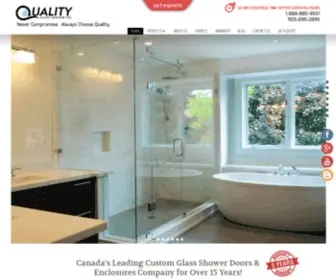 Qualityglassshower.ca(Quality Glass Shower) Screenshot