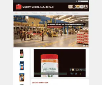 Qualitygrains.com.sv(Quality Grains S.A) Screenshot