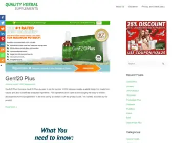 Qualityherbalsupplements.com(Quality Herbal Supplements) Screenshot