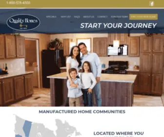 Qualityhomesonline.com(Quality Homes) Screenshot