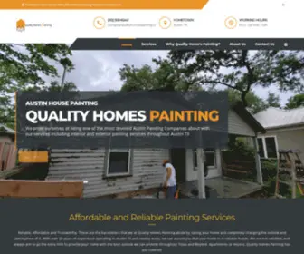 Qualityhomespainting.com(Austin TX House Painting) Screenshot