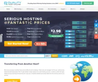 Qualityhostonline.com(Quality Host Online) Screenshot