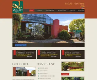 Qualityhotelmanor.com.au(Quality Hotel Manor) Screenshot