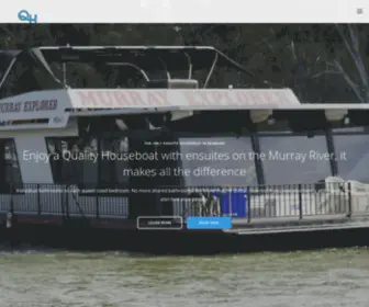 Qualityhouseboats.com.au(Quality Houseboats) Screenshot