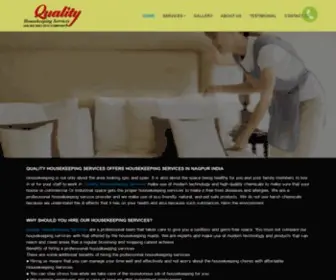 Qualityhousekeepingindia.com(Quality Housekeeping Services In Nagpur India) Screenshot