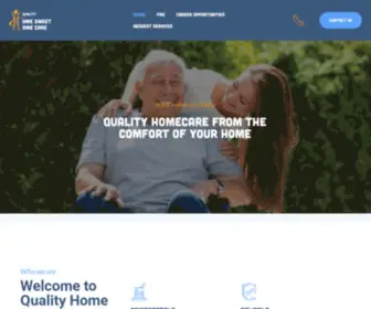 Qualityhshc.com(Quality Home Sweet Home care) Screenshot