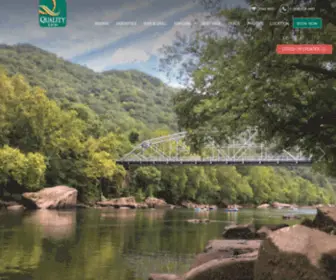 Qualityinnnewrivergorge.com(Hotel in Fayetteville WV) Screenshot