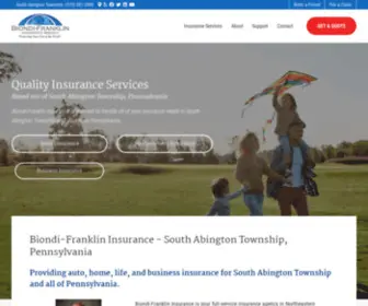 Qualityinsurance.com(Biondi Franklin Insurance Agency) Screenshot