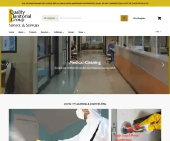 Qualityjanitorial.net(Quality Janitorial Group Inc) Screenshot