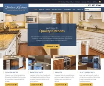 Qualitykitchens.net(Kitchen Appliance Installation) Screenshot