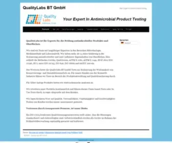 Qualitylabs-BT.de(QualityLabs BT GmbH) Screenshot