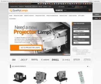 Qualitylamps.eu(Beamerlampen) Screenshot