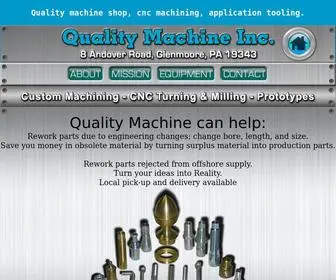 Qualitymachineinc.net(Quality Machine Inc) Screenshot