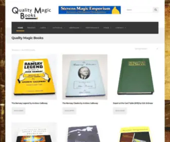 Qualitymagicbooks.com(Your Road map to finding the Right Magic Books) Screenshot