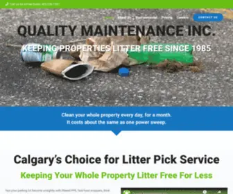 Qualitymaintenanceinc.ca(Quality Maintenance) Screenshot