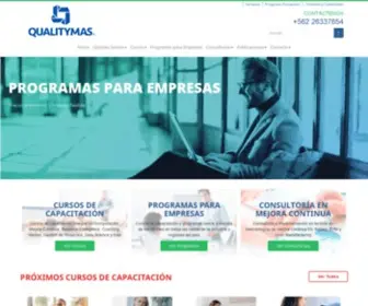 Qualitymas.cl(Cursos de Capacitación) Screenshot