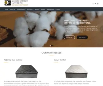 Qualitymattressfactory.com(Quality Mattress Factory) Screenshot