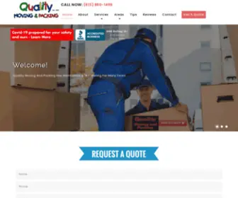 Qualitymovingandpacking.com(Quality Moving and Packing) Screenshot